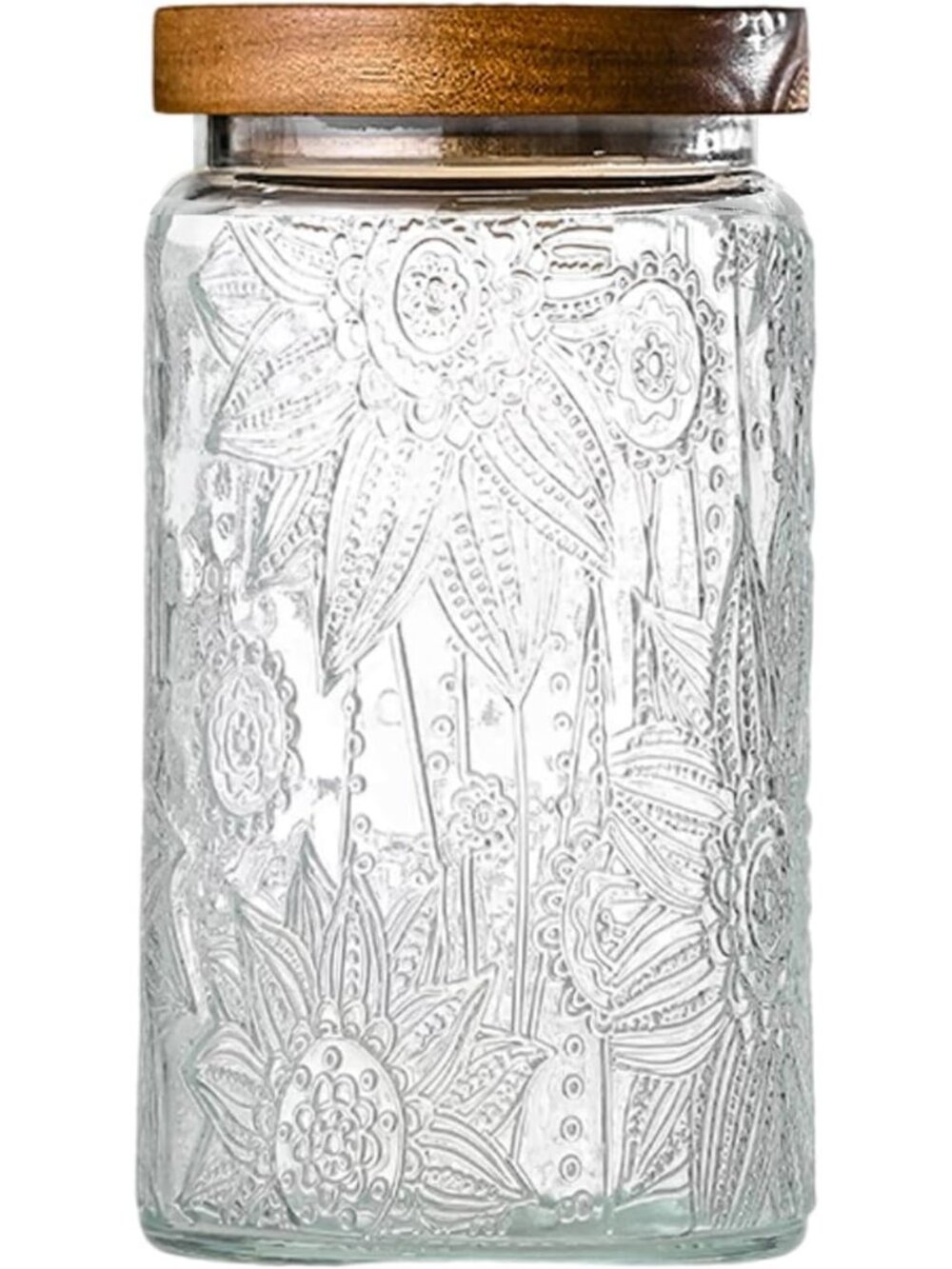 New Glass Storage Containers With Lids, Glass Jars With Lids, 32OZ
